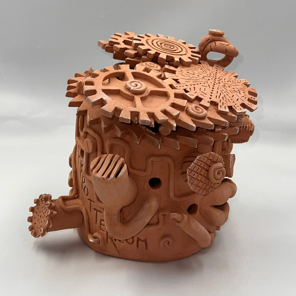 Steampunk Mechanical Tip Jar – The Iron Vault (Preorder)