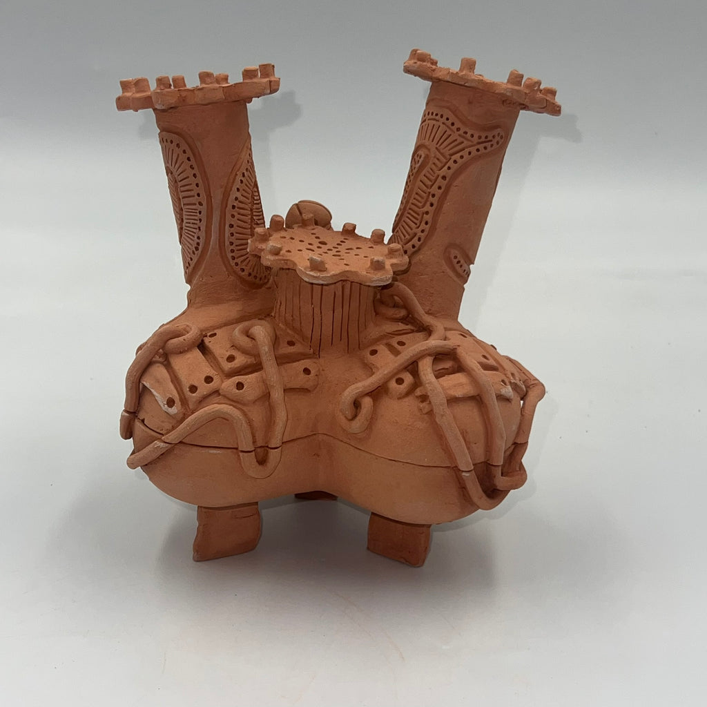 ❤️ Vessel of Vines – Steampunk Heart Box Incense Holder