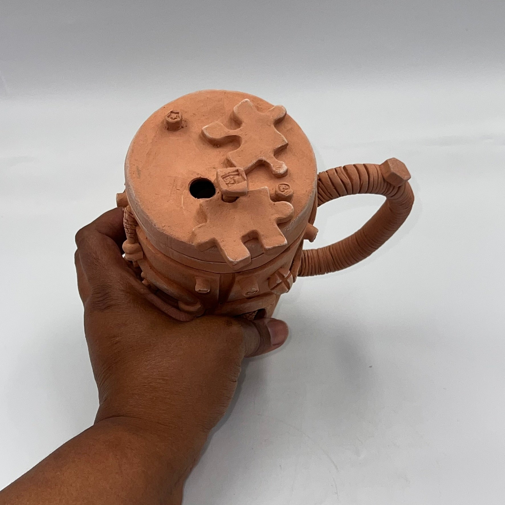 🧩 Puzzle Tankard – Steampunk Drinking Vessel