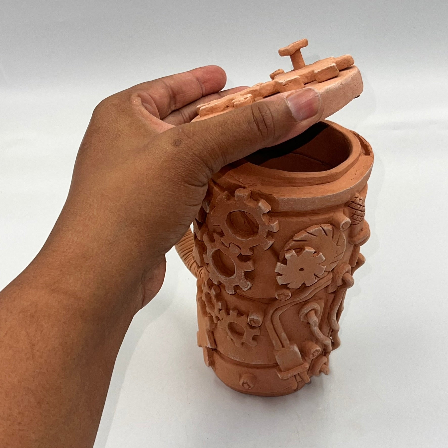 🧩 Puzzle Tankard – Steampunk Drinking Vessel